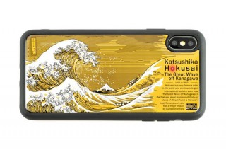 電子技販、「葛飾北斎 神奈川沖浪裏」が描かれた基板アートのiPhoneケースを発売