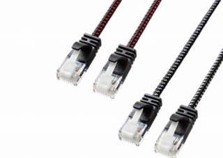 メッシュケーブル採用で高耐久・カテゴリ6A仕様で高速ネットワークにも対応の「LANケーブル」