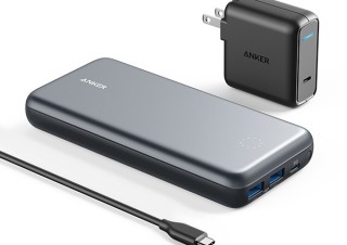 Anker、USBハブ機能まで備えた19200mAhの大容量モバイルバッテリーを発売