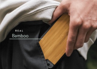 貝、クルミ、カーボン、竹、レザーなど本物の素材を使った耐衝撃スマホケース「Mous Limitless 2.0」