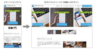 シンメトリック、スマホサイトからPCサイトに自動変換する「GCモバイルファースト」を提供開始