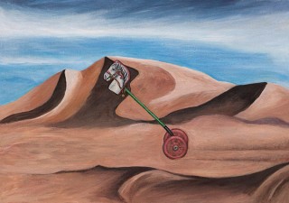 架空の画家への“擬態”という一風変わった趣向でのユアサエボシ氏の個展「プラパゴンの馬」