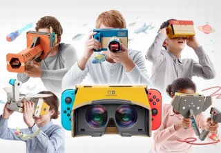 任天堂、Nintendo Switchで遊べる段ボール組み立ての「VRキット」発表