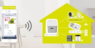 ネコリコ、LINEで家を管理できる個人向けホームIoTサービスのキットを販売開始