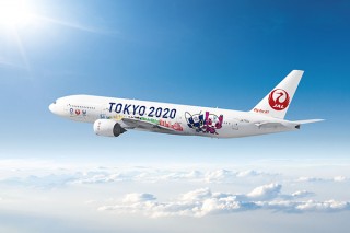 JAL、東京2020大会マスコットデザインの特別塗装機1号機の国内線就航を発表