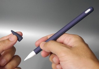 付属のキャップでペン先も保護可能、第2世代Apple Pencil対応の薄型シリコンカバー