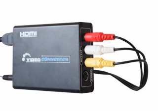 HDMI端子の無い古いアナログテレビでもパソコンやスマホの画像を出力できる「変換コンバーター」