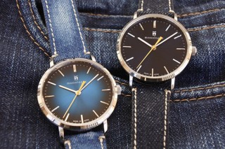 タケフジ、岡山デニムの生地を使用したカスタマイズウォッチ発売