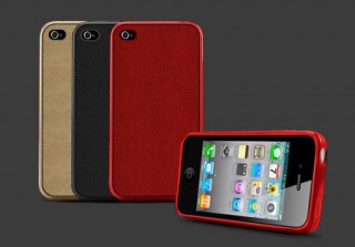 OTAS、TPU素材とラムレザーを組み合わせたiPhone 4用ケース