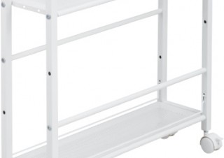 キングジム、PCも搭載可能なスリムサイズの「足元スッキリワゴン」を発売