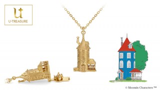 ユートレジャー、大人の遊び心があるムーミンハウス ネックレスを発売