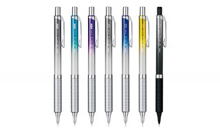 ぺんてる、折れない系シャープペンより鉱物モチーフの限定カラー発売