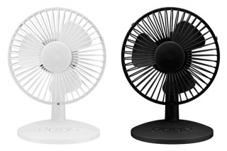 グリーンハウス、風速5.5m/sにパワーアップした小型のUSB扇風機「GH-FANSWI」を発売