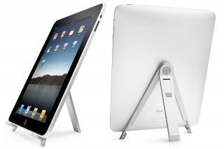 フォーカルポイント、折りたたみ式のスリムなiPadスタンド「Compass for iPad」