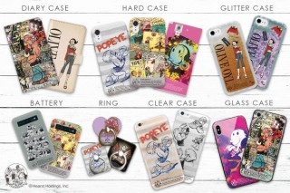 FOX、「ポパイ＆オリーブ」のスマホケースやスマホリングを発売