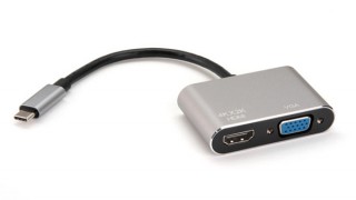 センチュリー、USB Type-C映像出力をHDMIやVGAに変換できるアダプターを発売