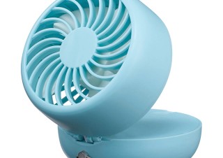 グリーンハウス、付属のネックストラップで首に掛けて使えるハンディタイプの扇風機を発売