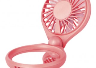 ヒロ、持ち運びに便利なLEDイルミネーション付き折りたたみミラーファンを発売