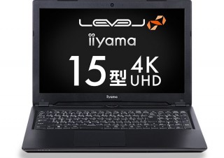 iiyama PC、GeForce RTX 2060を搭載した15.6型の4K UHDノートパソコンを発売