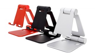 アーキサイト、折りたたみ式のスマホ用スタンド 「mini DOUBLE SWING-STAND BY ME」を発売