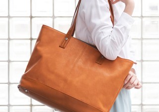 サンワサプライ、仕事とプライベートで利用できるPUレザーのトートバッグ発売