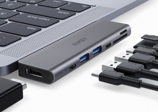 AUKEY、MacBook Proユーザーにおすすめの「7-in-1USB-Cマルチハブ」発売