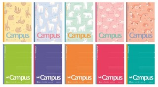 アルパカ、シロクマ、ナマケモノなど、数量限定キャンパスノートが6月より販売開始