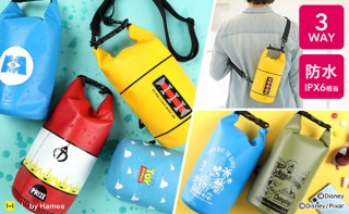 Hamee、ディズニー・ピクサーデザインのIPX6相当の防水バッグを発売