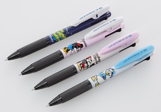 三菱鉛筆、ディズニーとピクサー柄のジェットストリーム3色ボールペンを限定発売