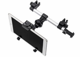 サンワサプライ、後部座席でタブレットを楽しめる車載ヘッドレストホルダーを発売