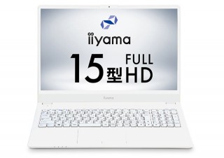 iiyama PC、15型スリムコンパクトノートPCに新色ホワイトとレッドを追加