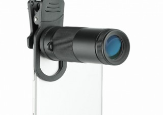 ケンコー、望遠8倍のスマホ用クリップレンズ「リアルプロクリップレンズ」を発売