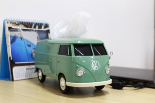 フェイス、「VW T1バス」デザインの走るティッシュケースを発売