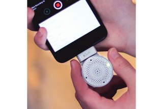 iPhoneに3D録音機能を実装する、高性能ポータブルマイク「Lolly」