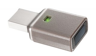 アイ・オー・データ機器、指紋認証センサー付きのセキュリティUSBメモリを発売