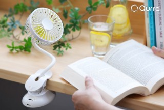 スリー・アール、フレキシブルアームを採用したUSB充電式クリップ付き小型扇風機を発売