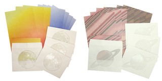 ビクセン、柄の一部が透けて見える特殊加工を施した「透かし封筒のレターセット」を発売