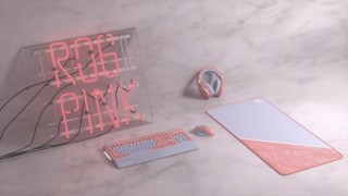ASUS、やさしい色合いの「ROG PINK」で統一されたゲーミングデバイス4製品を発売