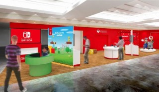 ゲームが無料で遊べてマリオ像と記念撮影もできる「Nintendo Check In」が成田空港にオープン