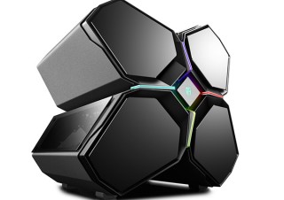 アスク、4つの独立したチャンバーを装備する独特なデザインのPCケース「QUADSTELLAR」を発売