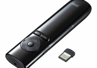 サンワサプライ、バイブレーションタイマー付きプレゼンテーションマウスを発売