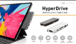 HyperDrive、iPad Pro2018モデル専用の6in1USB-Cハブを発売