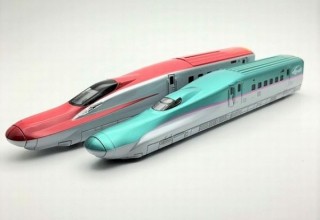新幹線そのままの形状の持ち運びできる鉄道型充電器「もちてつ」、PSE取得で再販売へ