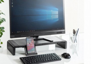 サンワサプライ、デスク上に利用可能なスペースを増やす「机上ラック」発売