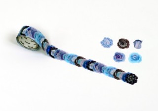 ヴィレヴァン、薔薇デザインの1枚ずつめくれるbandeマスキングテープ発売