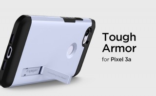 Spigen、Pixel 3a用耐衝撃ケース「タフ・アーマー」パープリッシュを発売