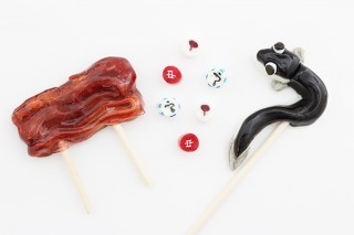 パパブブレ、うなぎと蒲焼きデザインのアートキャンディを発売