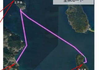 ANAら、ドローンで海を渡りアワビやサザエを玄界島から直送する実証実験を実施