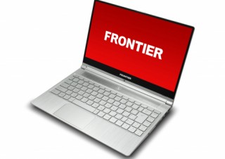 FRONTIER、約10時間の長時間バッテリー駆動で狭額縁デザインの14型ノートPC