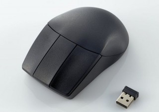 エレコム、左右対称シンメトリーで中ボタンを配置した「3D CAD用3ボタンマウス」